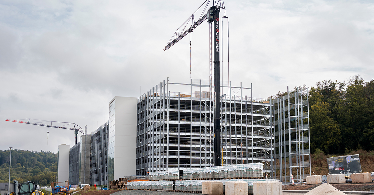 Parkhaus Standort Behringwerke - Baufortschritt