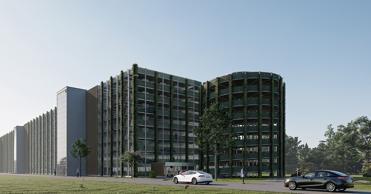 Vision Parkhaus Standort Behringwerke